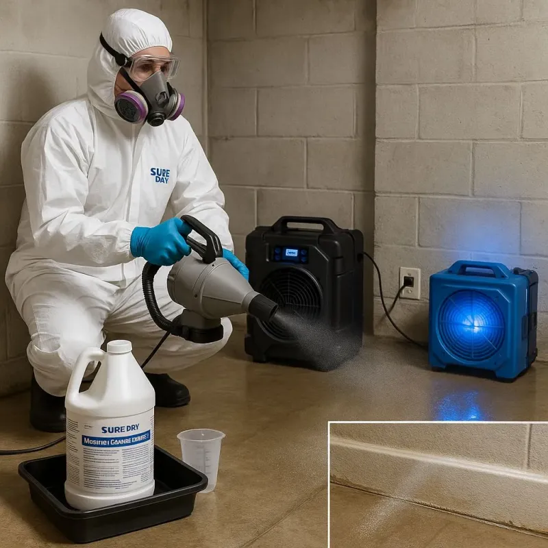 Sanitization and Odor Removal process in Greilickville, MI