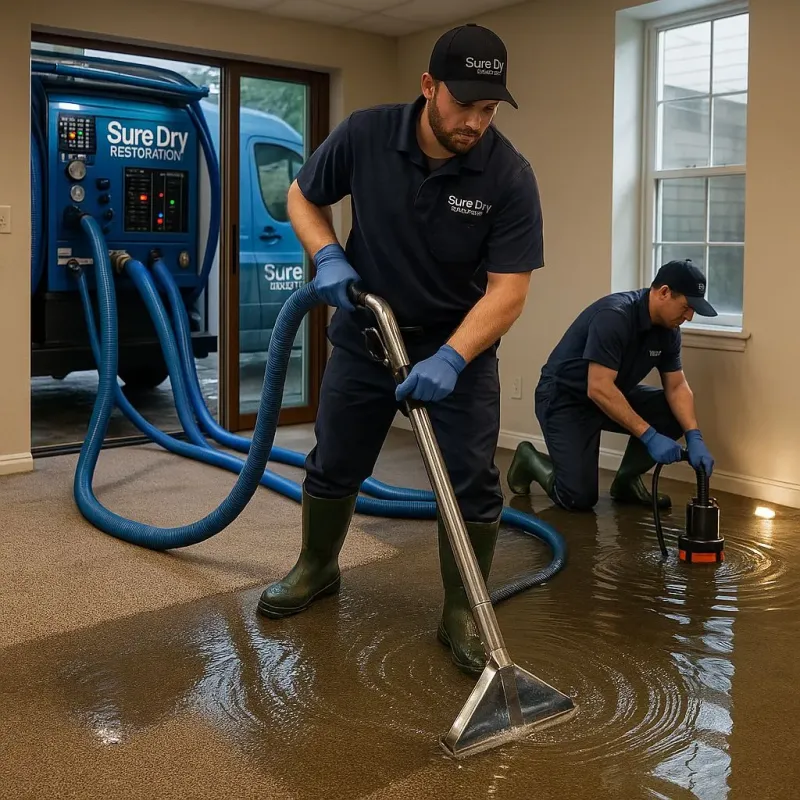 Water Extraction and Removal process in Greilickville, MI